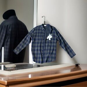 Age‎ of Wisdom Men's Size XXL  Button Up Long Sleeve Causal Reversible Shirt NWT